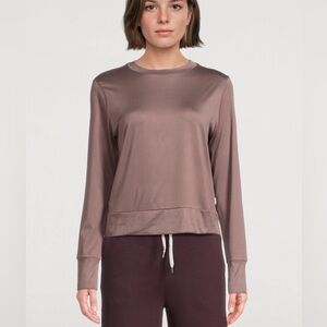 Vuori Long Sleeve Top in Mauve Taupe